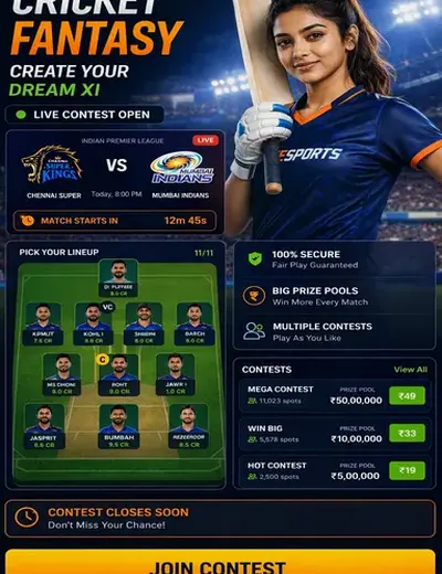 Hero11 (hero11) fantasy cricket & matchday visual 3